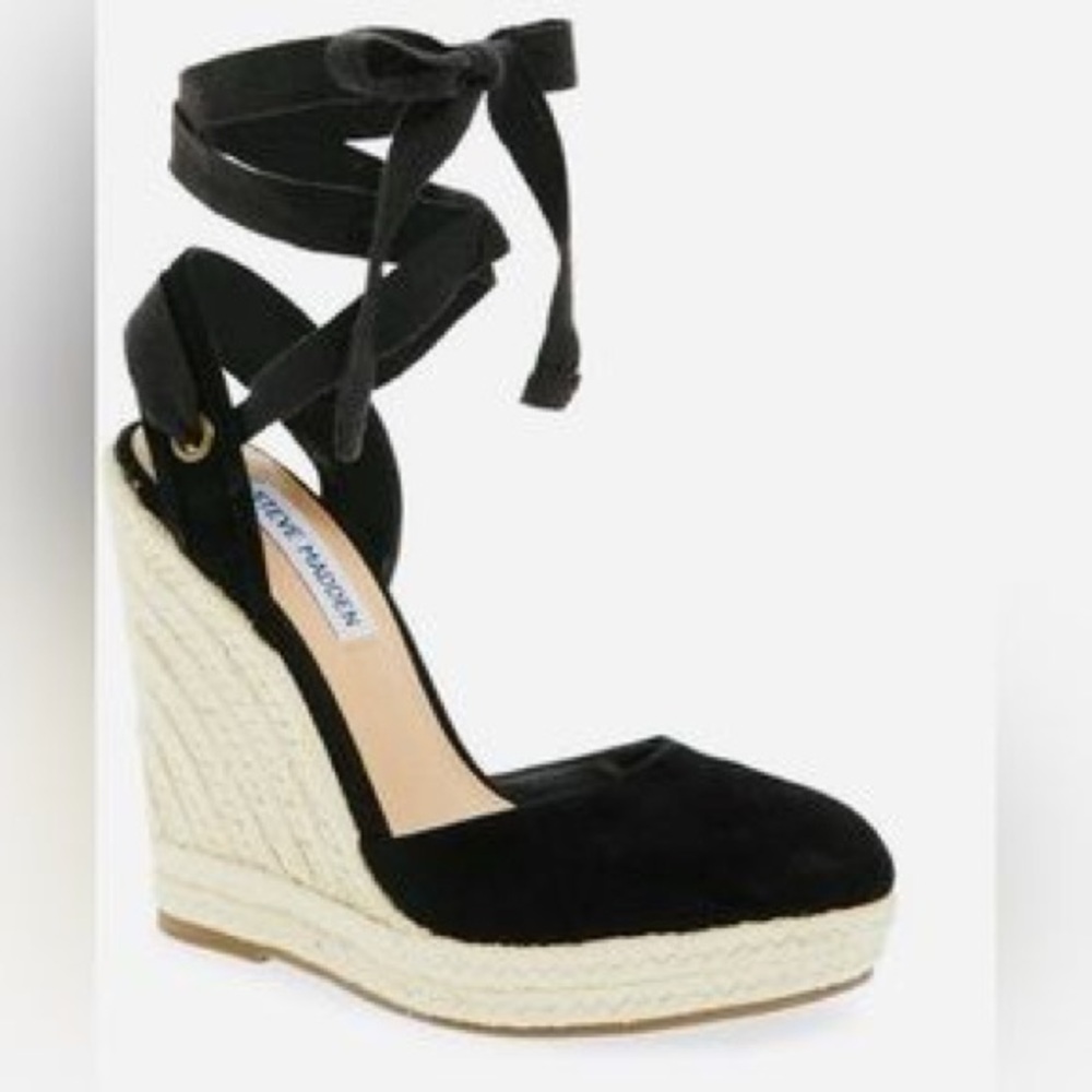 Steve Madden Womens Barre Espadrille Wedge Sandal - Picture 2 of 10